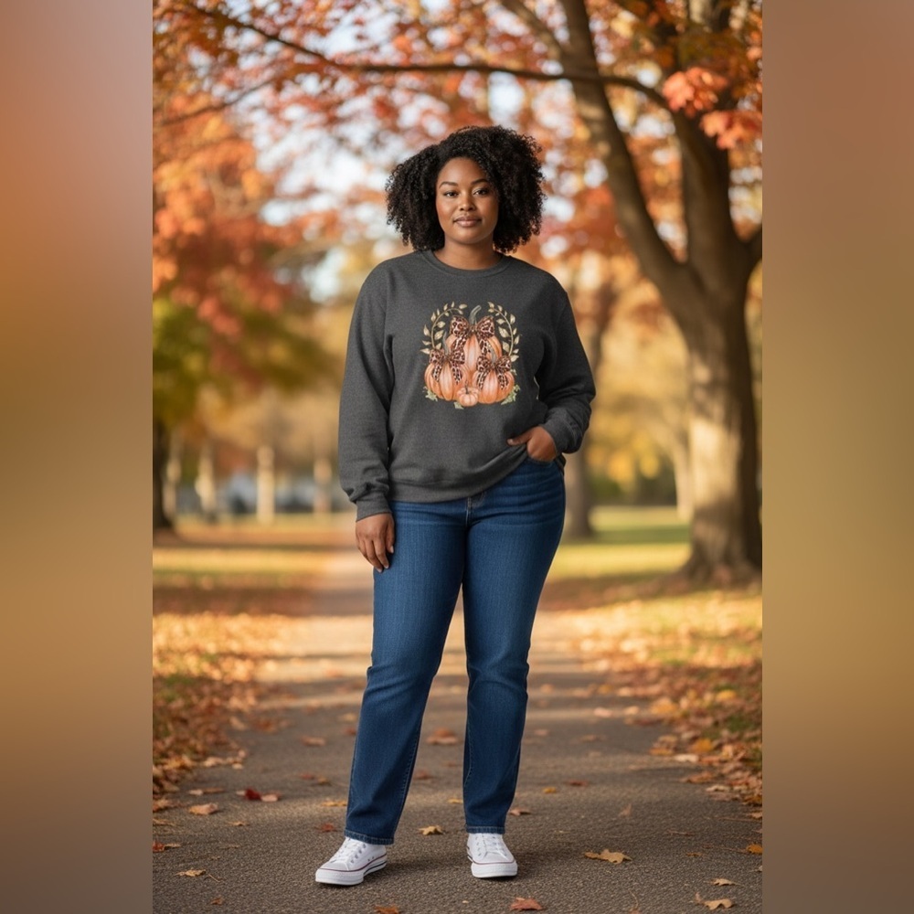 Love in Faith Pumpkin Patch Sweatshirt Unisex PLUS
